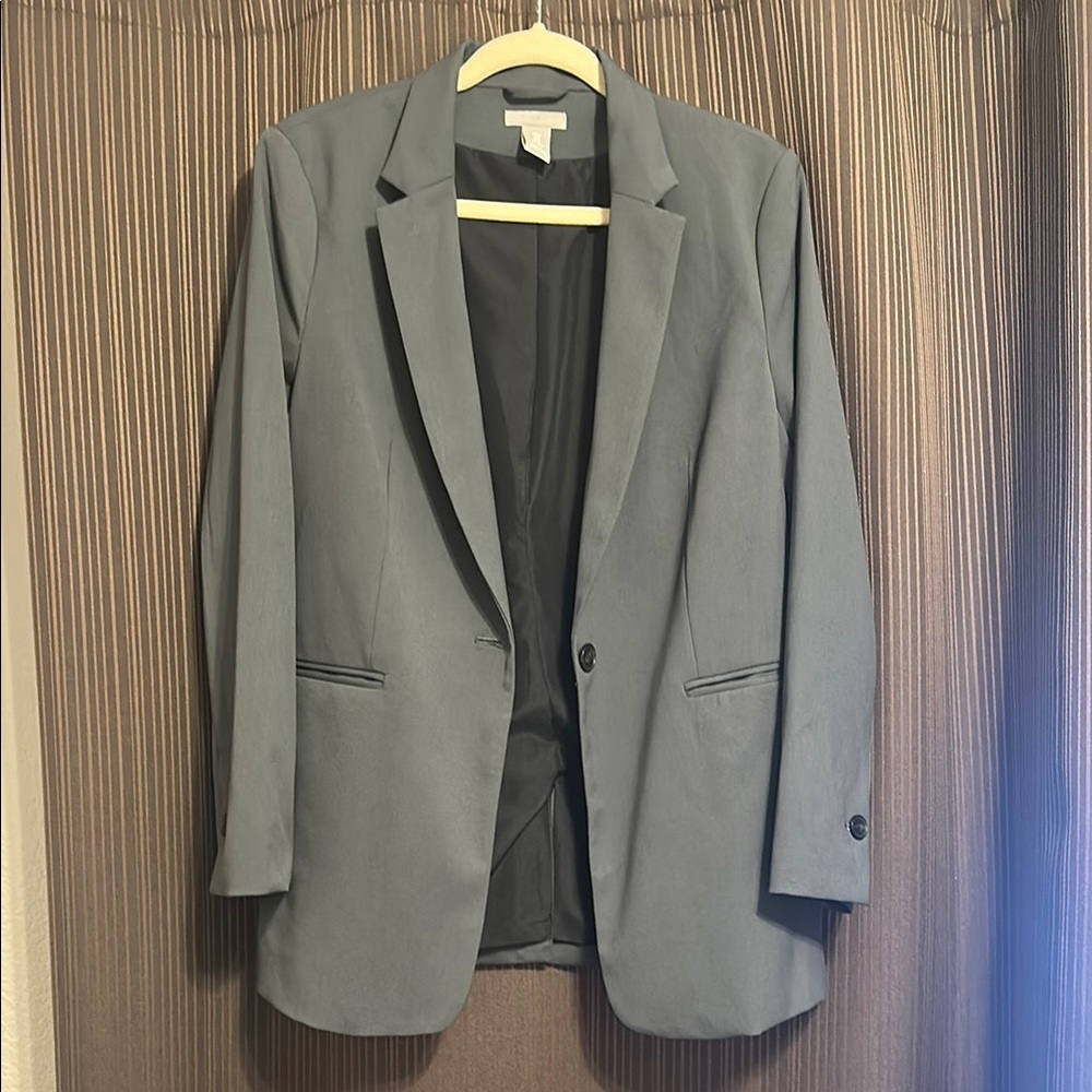 H&M Dusty Olive Green Blazer
